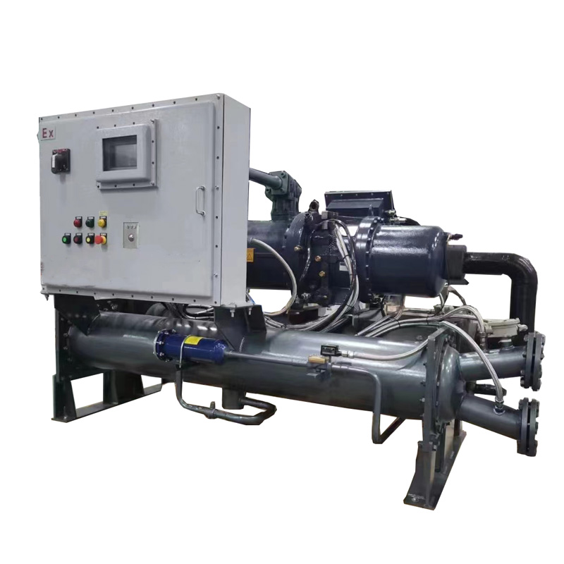 80 Ton Water Cooled Explosion Proof Screw Chiller ,300KW Hazardous